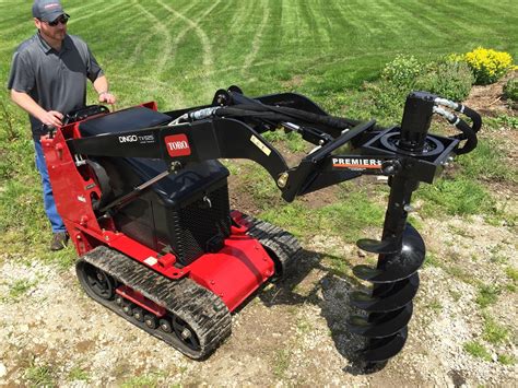 skidsteer mini excavator auger attachment|landhero mini skid steer attachments.